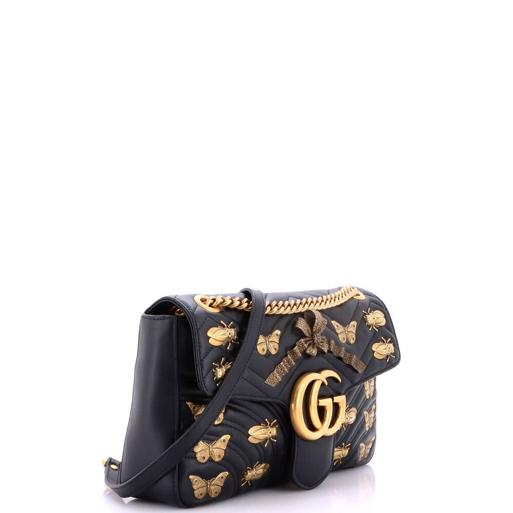 Gucci Medium GG Marmont Flap Bag - Picture 2 of 7